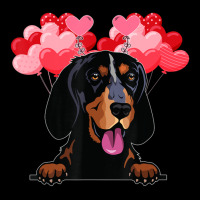 Hot Trend Valentine Day Black And Tan Coonhound Heart Maternity Scoop Neck T-shirt | Artistshot