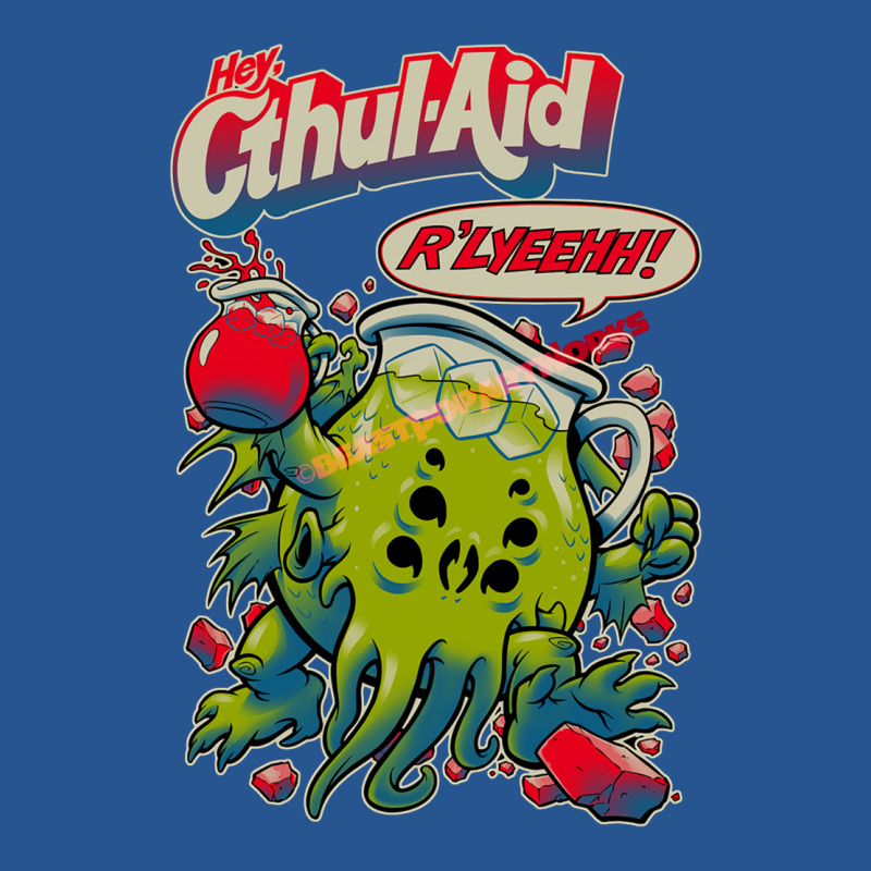 Hey Cthul Aid! Ladies Fitted T-Shirt by mantzboualmn | Artistshot