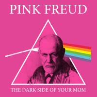 Pink Freud Dark Side Of Your Mom Nostalgia T-shirt | Artistshot