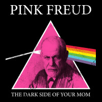 Pink Freud Dark Side Of Your Mom Nostalgia V-neck Tee | Artistshot