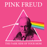 Pink Freud Dark Side Of Your Mom Nostalgia Crewneck Sweatshirt | Artistshot