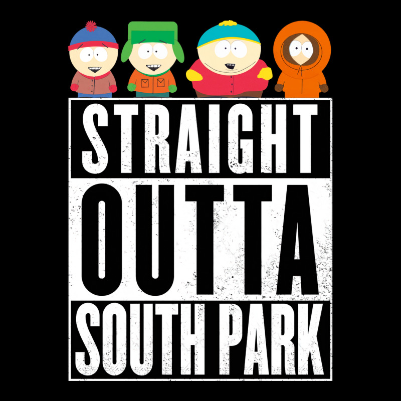 Straight Outta South Park Trending Men's Long Sleeve Pajama Set | Artistshot