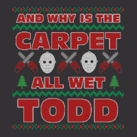 Why Is The Carpet All Wet Todd Ugly Sweater 70s Vintage Short | Artistshot