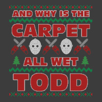 Why Is The Carpet All Wet Todd Ugly Sweater 70s Men's Polo Shirt | Artistshot