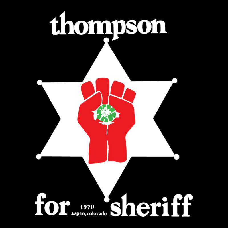 Hunter S Thompson For Sheriff Love Zipper Hoodie by vllaidenisoi | Artistshot