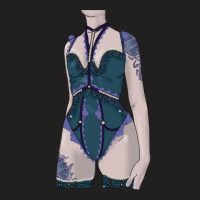 Sexy Lingerie Gothic Pastel Tattoo Harness Pinup Lady T-shirt | Artistshot