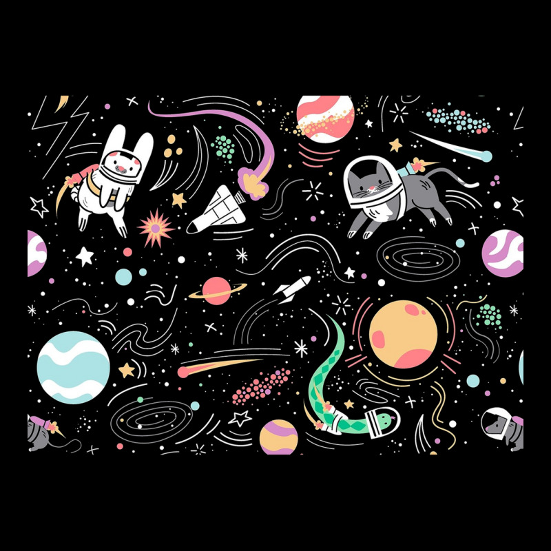 Space Cat V-Neck Tee by Bandungan | Artistshot