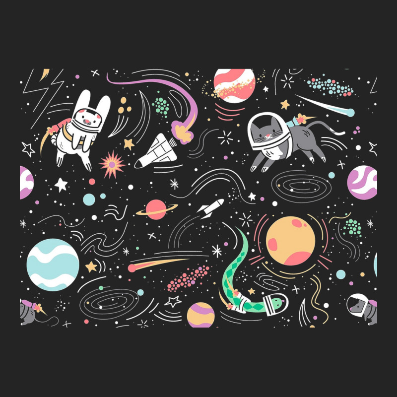 Space Cat 3/4 Sleeve Shirt by Bandungan | Artistshot