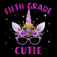 Fifth Grade Cutie Unicorn Face Lover 5th Grade Girl Gift Lightweight Hoodie | Artistshot