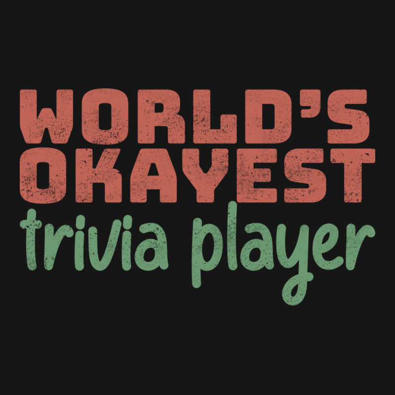 Worlds Okayest Trivia Player Aesthetic Active Duffel | Artistshot