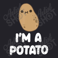 I'm A Potato Food Vegetable Lover Kawaii Style Unisex Sherpa-lined Denim Jacket | Artistshot