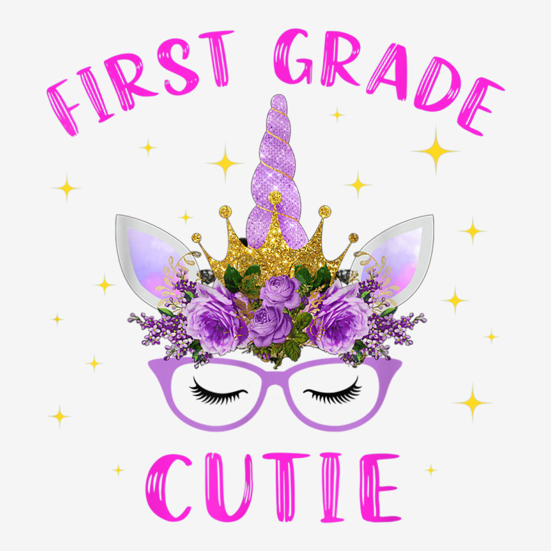 First Grade Cutie Unicorn Face Lover 1st Grade Girl Gift 15 Oz Coffee Mug | Artistshot