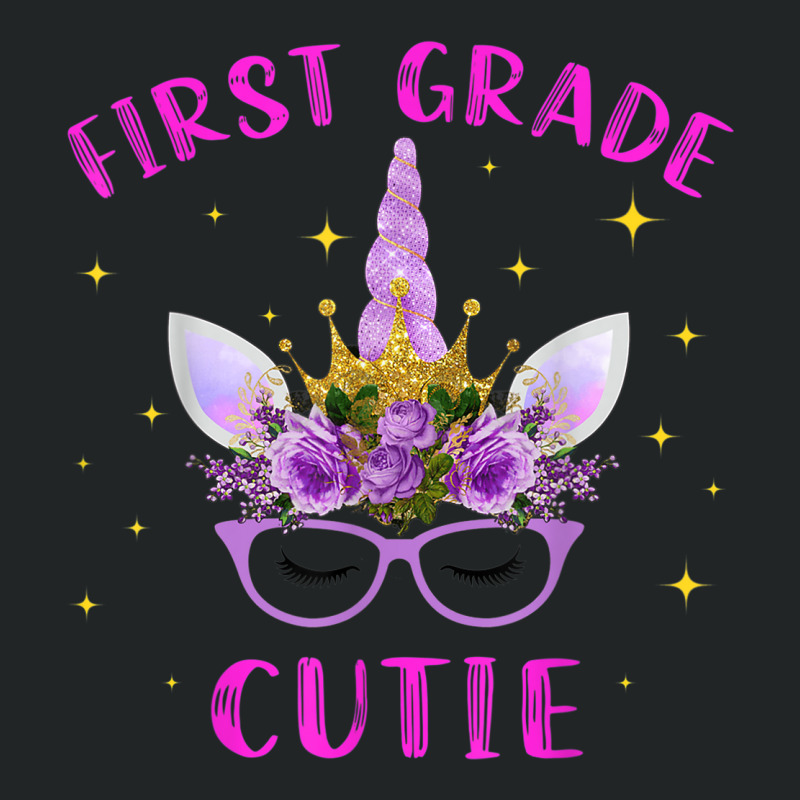 First Grade Cutie Unicorn Face Lover 1st Grade Girl Gift Duffel Bag | Artistshot