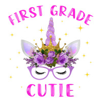 First Grade Cutie Unicorn Face Lover 1st Grade Girl Gift Sticker | Artistshot