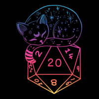 D20 Cat Rainbow Dnd Dice. Men's 3/4 Sleeve Pajama Set | Artistshot