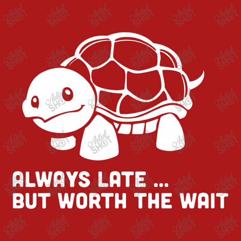 Always Late Worth Wait Funny Turtle Adjustable Cap by coklattedy16 | Artistshot