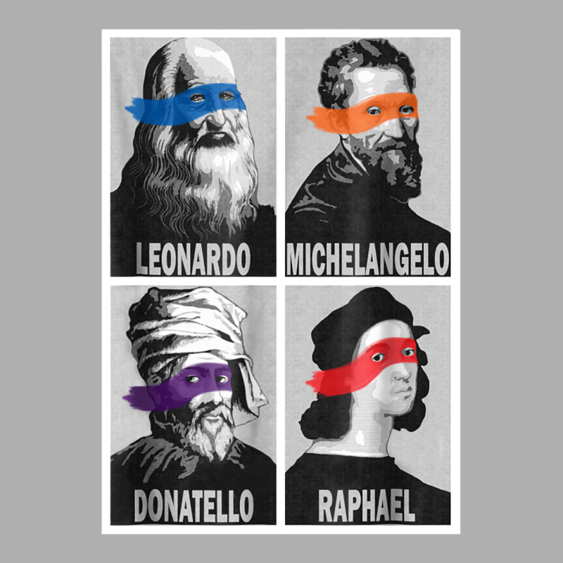 Renaissance Ninja Artists Poster Style Pop Art Exclusive T-shirt by viliusbassri7 | Artistshot