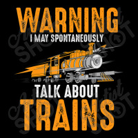 Limited Edition Cute Warning May Spontaneously Talk About Trains Adjustable Cap | Artistshot