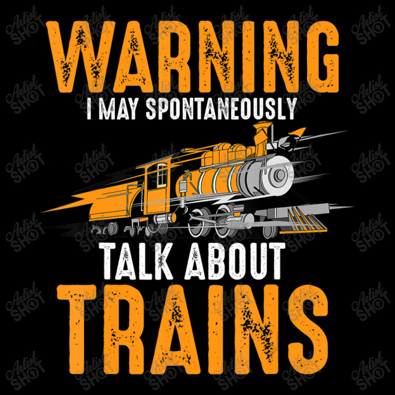 Limited Edition Cute Warning May Spontaneously Talk About Trains Adjustable Cap | Artistshot