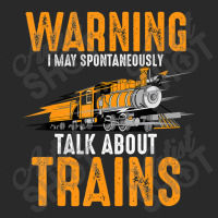 Limited Edition Cute Warning May Spontaneously Talk About Trains Printed Hat | Artistshot