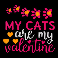 Hot Trend Valentines Day Cat My Cats Are My Valentine Love Baby Tee | Artistshot