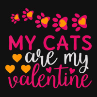 Hot Trend Valentines Day Cat My Cats Are My Valentine Love Baby Bibs | Artistshot