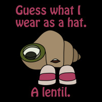 Shell With Shoes On Quote Guess What I Wear As A Hat A Lentil Kids Cap | Artistshot