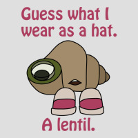 Shell With Shoes On Quote Guess What I Wear As A Hat A Lentil V-neck Tee | Artistshot