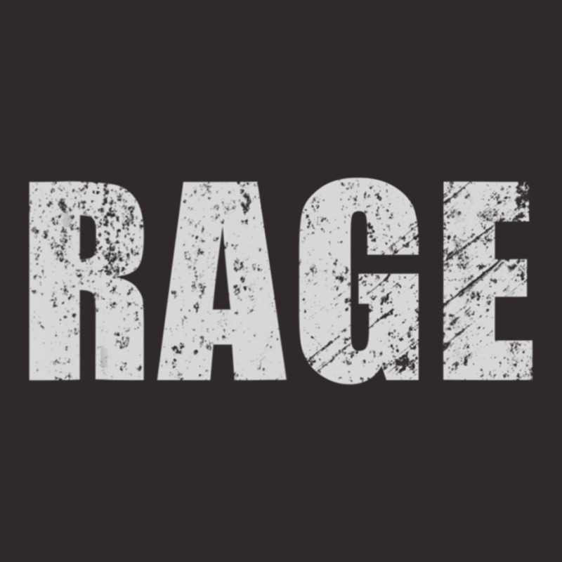 Rage Distressed Text Racerback Tank by LYDIABERRY | Artistshot