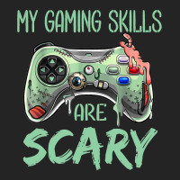 My Gaming Skills Are Scary Funny, Halloween Gaming 3/4 Sleeve Shirt | Artistshot