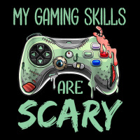 My Gaming Skills Are Scary Funny, Halloween Gaming Long Sleeve Shirts | Artistshot