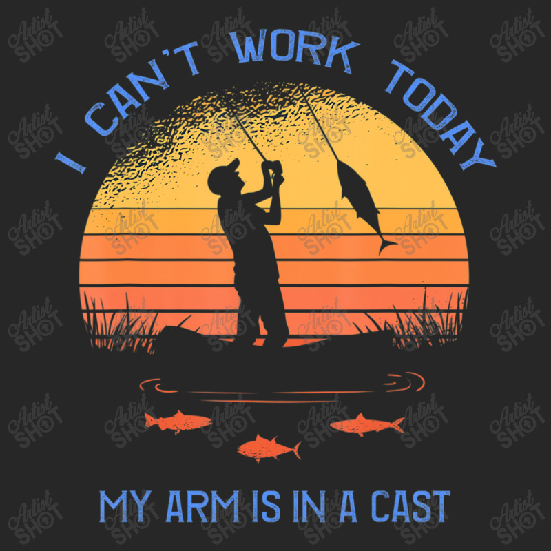 Fisherman, I Can't Work Today My Arm Is In A Cast, Men's T-shirt Pajama Set | Artistshot