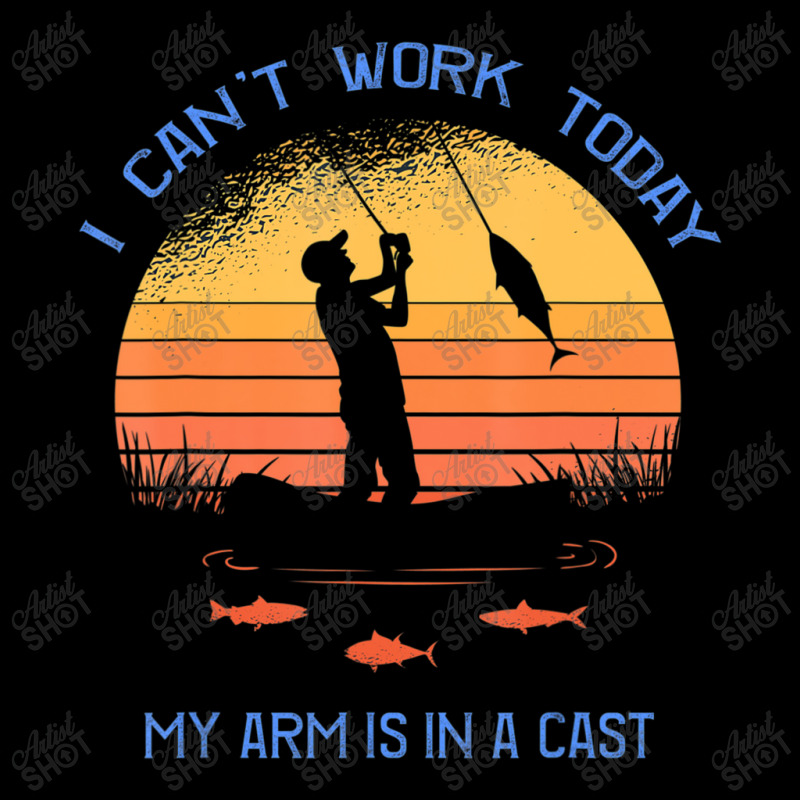 Fisherman, I Can't Work Today My Arm Is In A Cast, Lightweight Hoodie | Artistshot