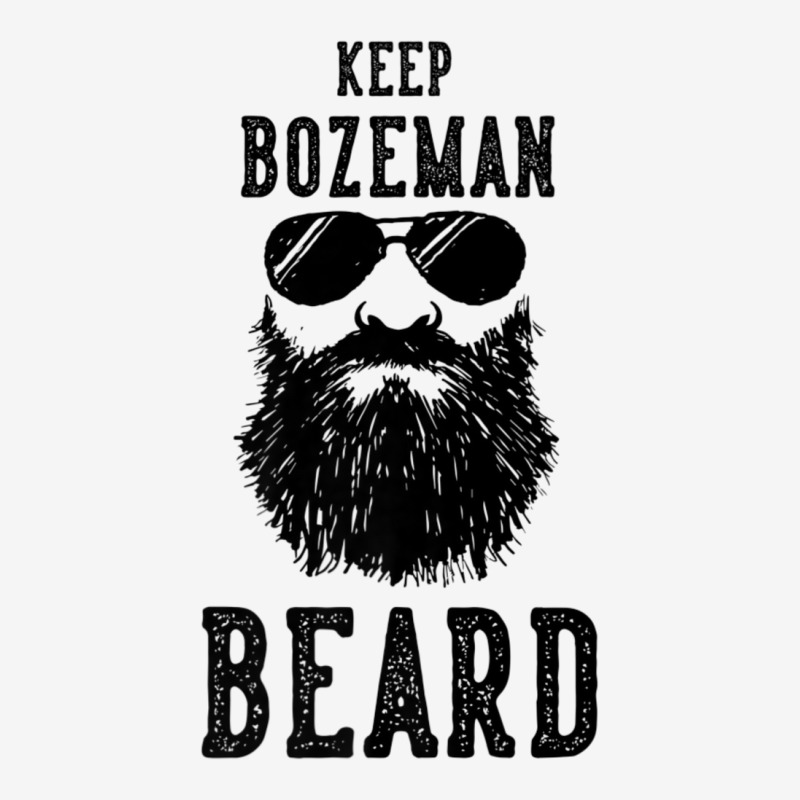 Keep Bozeman Montana Beard Hipster Retro Adjustable Cap | Artistshot