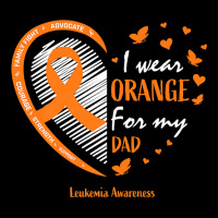 Men Women Father I Wear Orange For My Dad Leukemia Awareness Premium T Pocket T-shirt | Artistshot