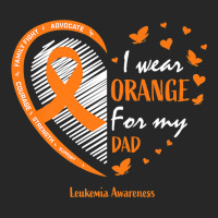 Men Women Father I Wear Orange For My Dad Leukemia Awareness Premium T Men's T-shirt Pajama Set | Artistshot