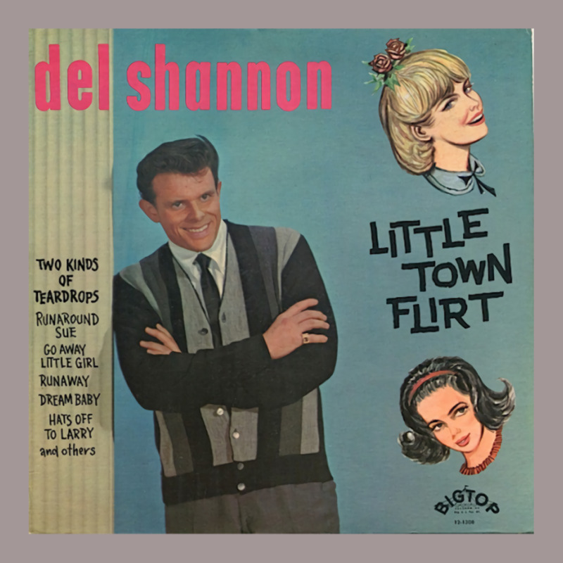 Del Shannon   Little Town Flirt (1963) Vintage Hoodie | Artistshot