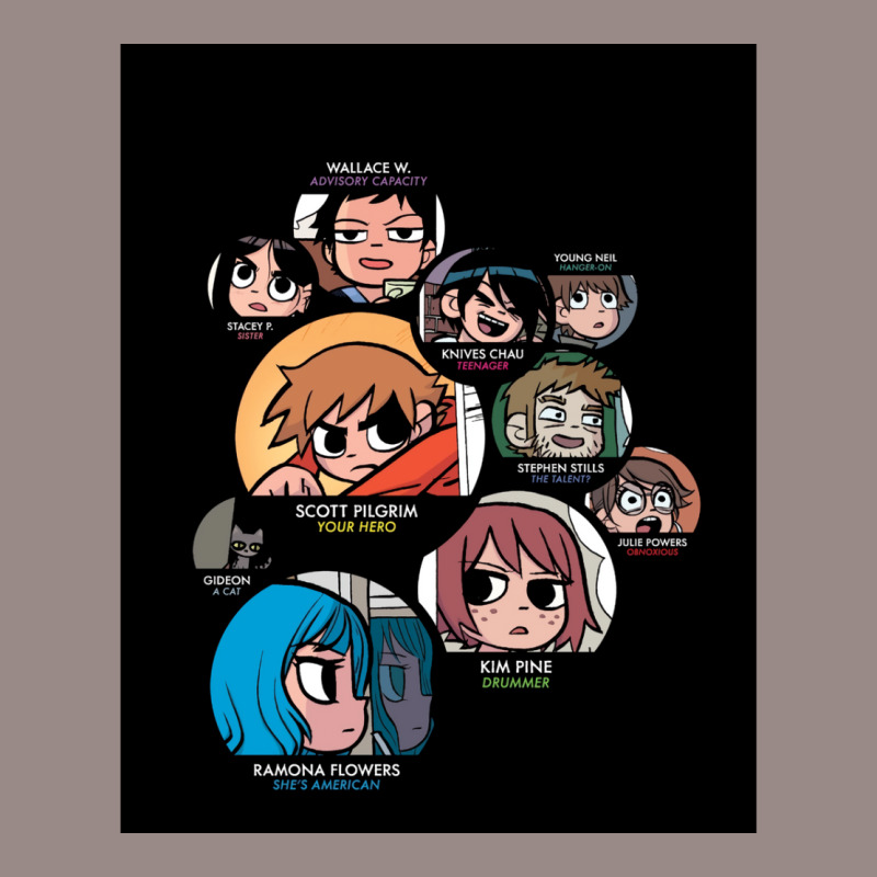 Scott Pilgrim Characters Vintage T-shirt | Artistshot