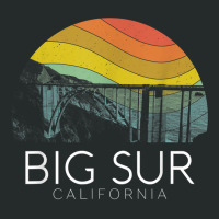 Big Sur California Beach Central Coast Retro Forest Camping T Shirt Women's Triblend Scoop T-shirt | Artistshot