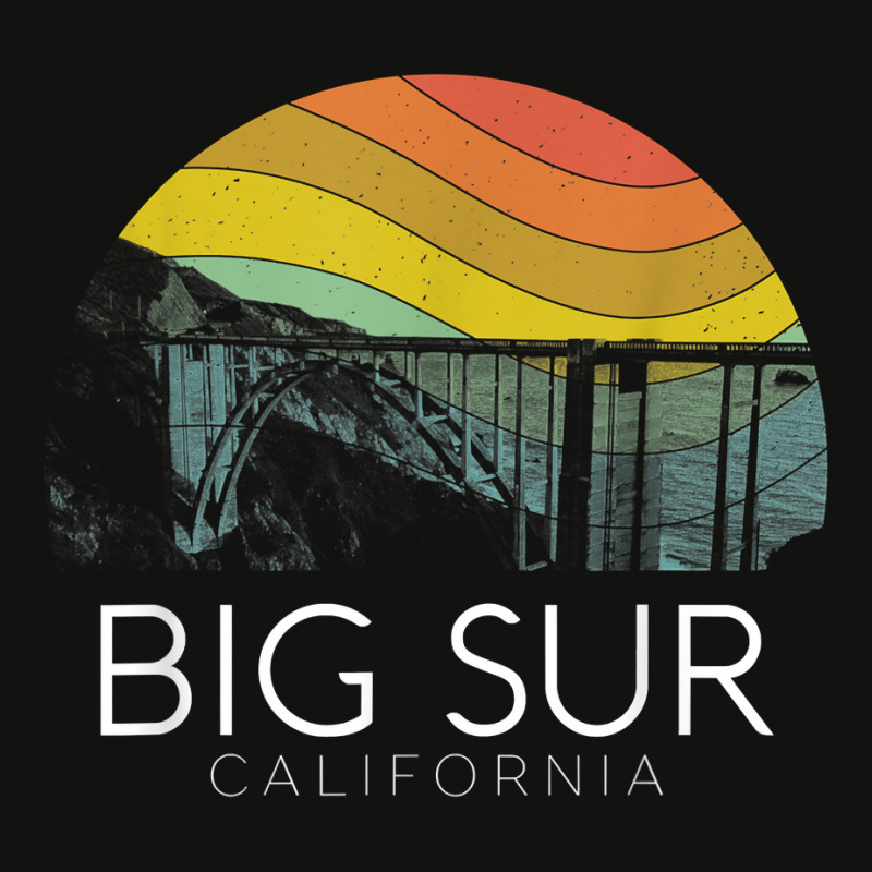 Big Sur California Beach Central Coast Retro Forest Camping T Shirt Scorecard Crop Tee by puawhla | Artistshot