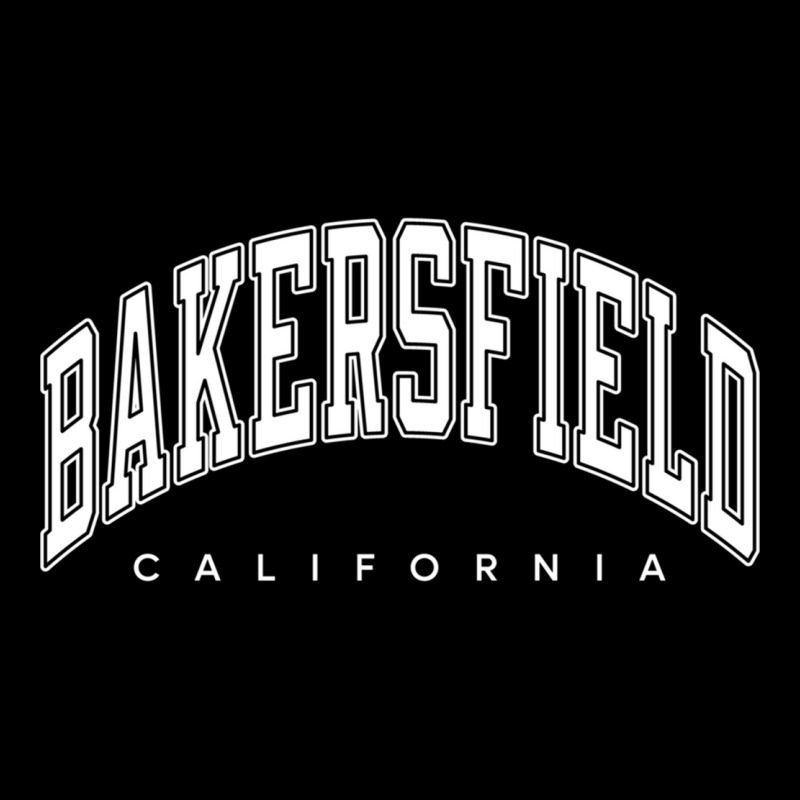 Bakersfield California Ca Varsity Style White Text Sweatshirt Pocket T-Shirt by ChristopherCharlesWilliamson | Artistshot