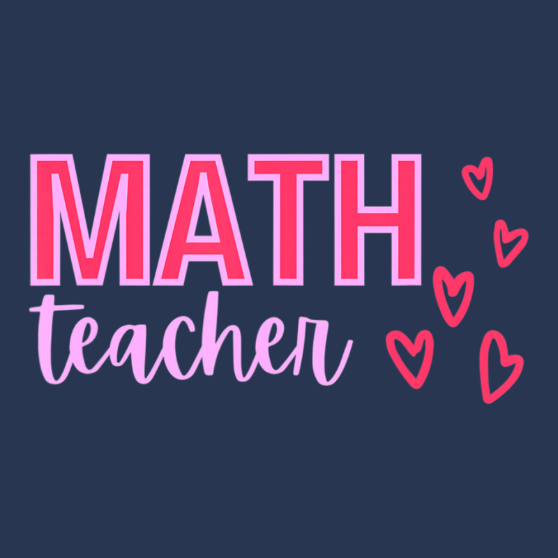 Limited Edition Valentine's Day Math Teacher With Hearts Ladies Denim Jacket by Trudeau Palmer | Artistshot