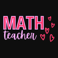 Limited Edition Valentine's Day Math Teacher With Hearts Crop Top | Artistshot