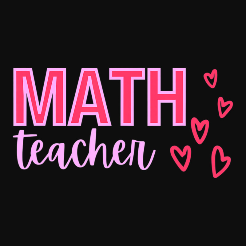 Limited Edition Valentine's Day Math Teacher With Hearts Crop Top by Trudeau Palmer | Artistshot