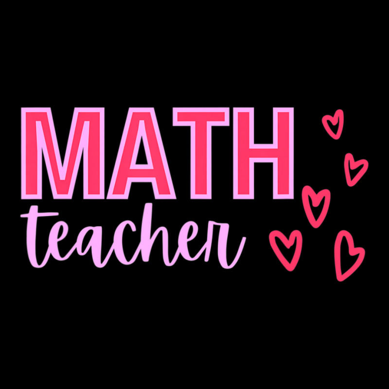 Limited Edition Valentine's Day Math Teacher With Hearts Maternity Scoop Neck T-shirt by Trudeau Palmer | Artistshot