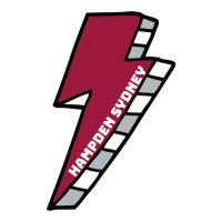 Hampden Sydney University Lightning Bolt 3/4 Sleeve Shirt | Artistshot