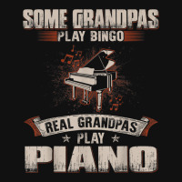 Mens Some Grandpas Play Bingo Real Grandpas Play Piano Skinny Tumbler | Artistshot