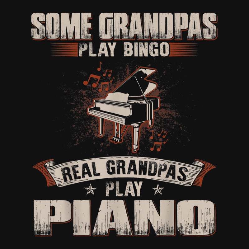 Mens Some Grandpas Play Bingo Real Grandpas Play Piano Skinny Tumbler | Artistshot