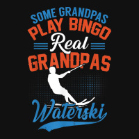 Mens Some Grandpas Play Bingo Real Grandpas Waterski Crew Socks | Artistshot