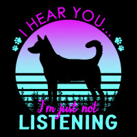 Canaan Dog T  Shirt I Hear You I'm Just Not Listening Canaan Dog Lover Adjustable Cap | Artistshot